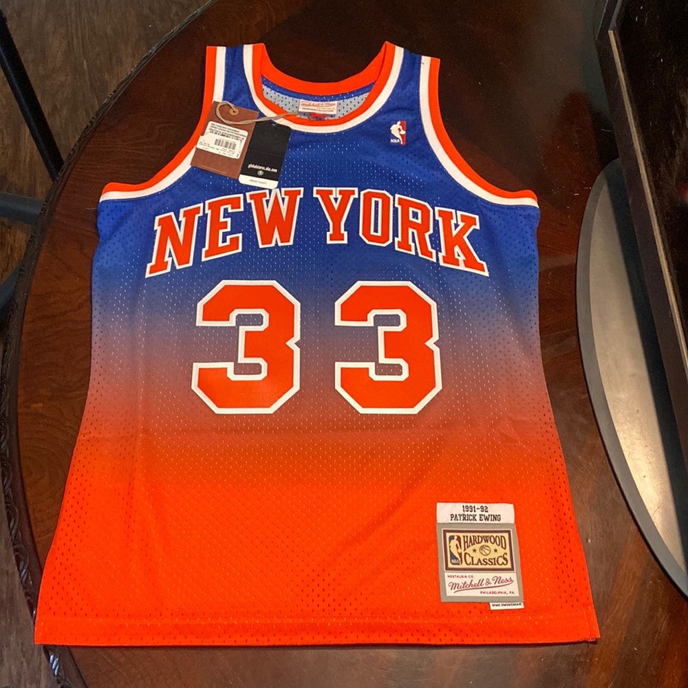 MITCHELL & NESS PATRICK EWING HARDWOOD CLASSIC JERSEY BLENDED